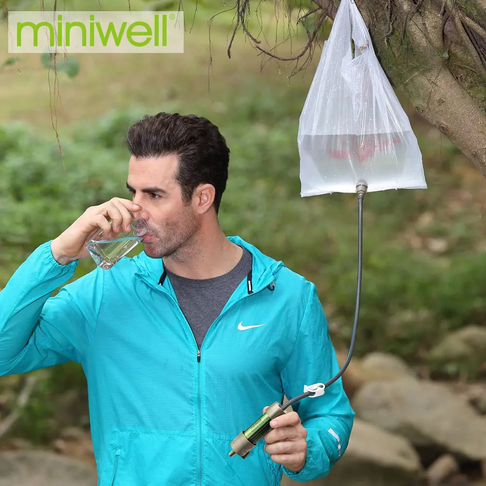 Miniwell L630 Military Personal Water Filter for Survival Kit Camping Equipment