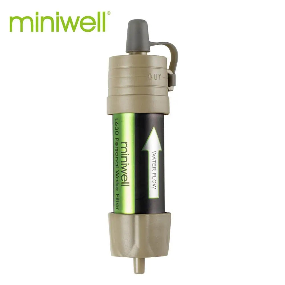 Miniwell L630 Military Personal Water Filter for Survival Kit Camping Equipment