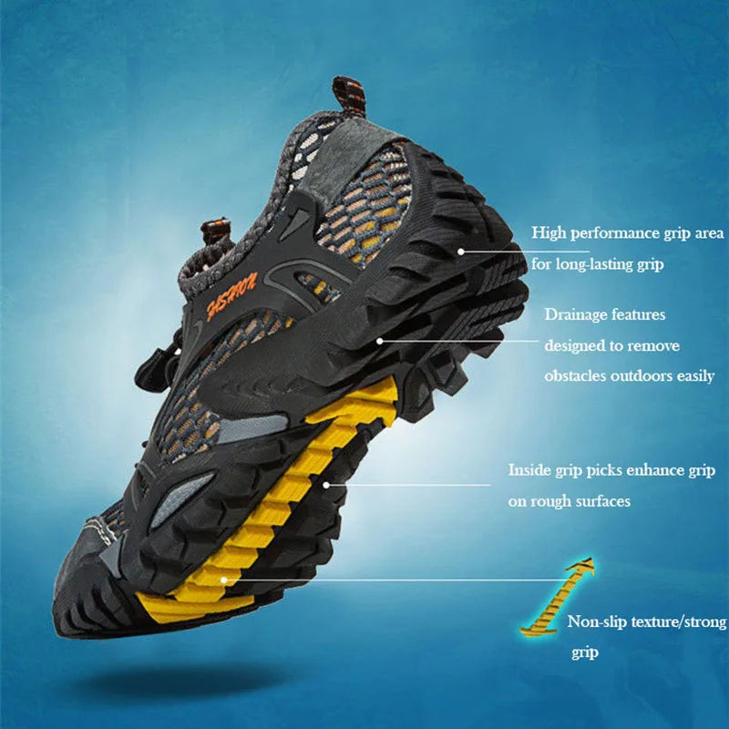 Breathable Sneakers Men Shoes Fashion Shoes For Men Climbing Hiking Shoes Outdoor Be