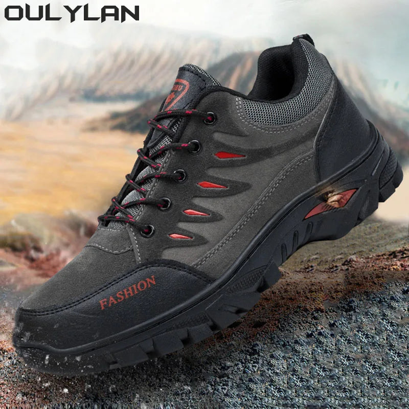 Oulylan Wear-resistant Men Trekking Walking Hunting Tactical Sneaker