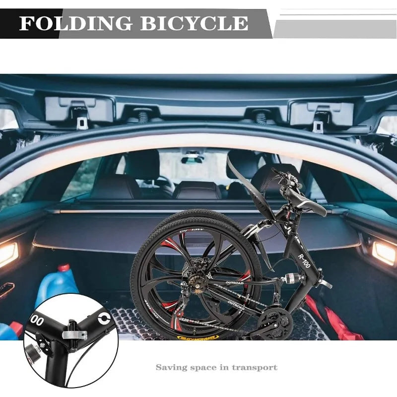 26 Inch Folding Mountain Bike