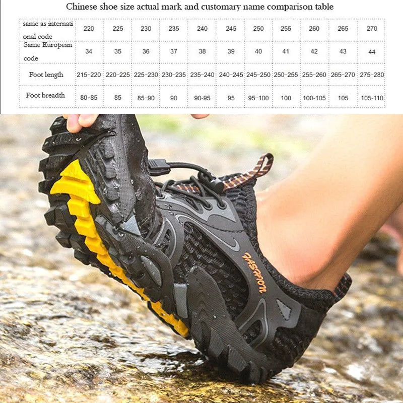 Breathable Sneakers Men Shoes Fashion Shoes For Men Climbing Hiking Shoes Outdoor Be