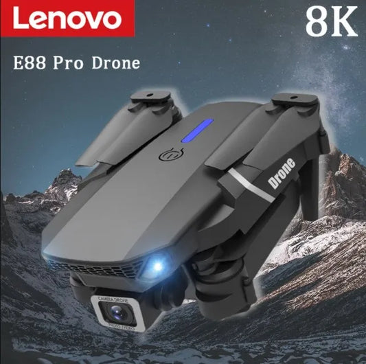 Lenovo 2023New E88 Pro WIFI FPV Drone Wide Angle HD 4K 1080P Camera
